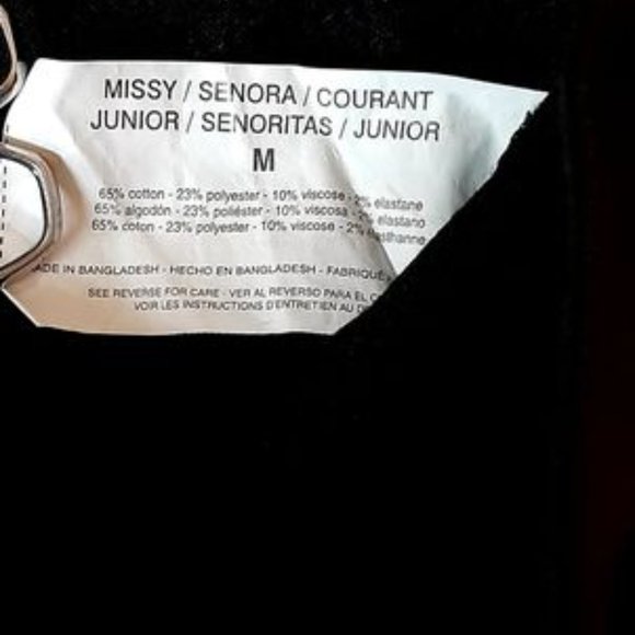 Isaac Mizrahi HIGH RISE PULL ON JEGGING / BLK, Cotton Blend, Medium - Picture 8 of 8